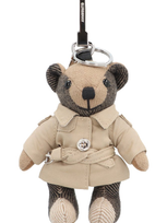 Burberry Bear Charm Keychain In A Archive Beige