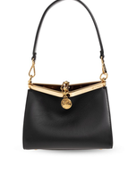 Etro Vela Logo Charm Mini Shoulder Bag In Black