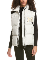 Moncler Logo-patch Padded Gilet In White