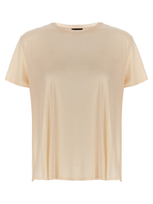 Tom Ford Silk T-shirt In Cream