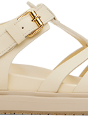 Marni Off-white Fisherman Fussbett Sandals In 00w11 Silk White