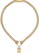 Dolce & Gabbana Beige Marina Cord Necklace