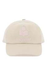 Isabel Marant Logo Embroidered Baseball Cap In Beige