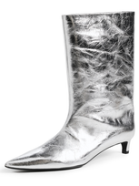 Jil Sander Ankle Boots Silver Moon 38