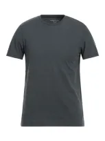 Majestic Filatures Man T-shirt Lead Size M Organic Cotton, Recycled Cotton In Grey