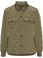 Tom Ford Padded Quilted Jacket In Green