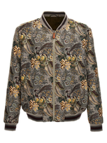 Etro Jacquard Bomber Jacket In Multicolor