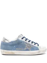 Golden Goose Super-star Suede Sneakers In Grey