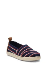 Toms Alpargata Boys Shoes Colour: Navy, Size: Junior 2