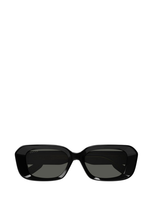 Gucci Eyewear Rectangle Frame Sunglasses In Black