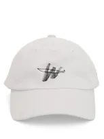 We11 Done White Wd One Logo Cap