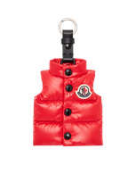 Moncler Collection Porte-clés En Forme De Doudoune In Red