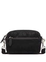 Valentino Garavani Black Toile Iconographe Shoulder Bag