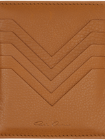 Rick Owens Tan Square Card Holder In 53 Clay