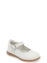 L'amour Kids' Chloe Scalloped Mary Jane In White