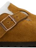 Birkenstock Tan Narrow Boston Loafers In Mink/natural