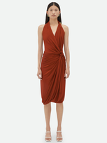 Bottega Veneta Dress In Brown