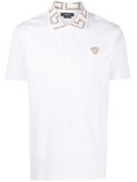 Versace Polo Medusa Head In White