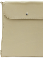 Our Legacy Beige Extended Bag In Dusty White Leather