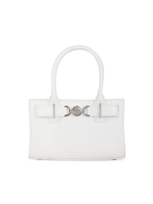 Versace Women's Medusa 95 Small Tote Calf Leather In Optic White