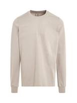 Rick Owens Off-white Crewneck Sweatshirt In 08 Pearl