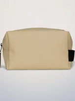 Rains Small Wash Bag In 24 Sand