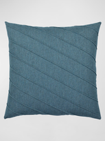 Elaine Smith Uplift Indoor/outdoor Pillow, 20" Square In Lagoon