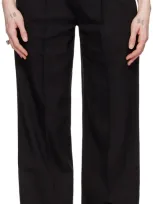 Isabel Marant Staya High Rise Seamed Trousers In Black