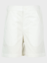 Rachel Riley Kids' Boy's Solid Cotton Shorts In White