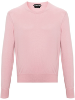 Tom Ford Pink Crew Neck Cotton Sweater