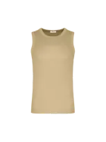 Pangaia Men's 365 Lightweight Rib Tank Top — Maitake Beige