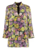 Max Mara Floral Blouse In Multi