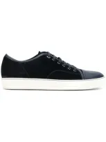 Lanvin Toe-capped Sneakers In Blue