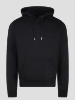 Dior Homme Cd Icon Drawstring Hoodie In Black