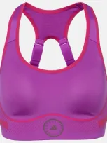 Adidas By Stella Mccartney Truepace High Support Sports Bra In Purple