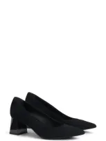 Agl Attilio Giusti Leombruni Agl Tracy Block Heel Pump In Nero-nero