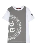 Aigner Kids' Logo-printed T-shirt In Grey