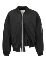 An Other Date Nylon Bomber Man In Black