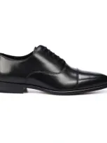 Anthony Veer Men's Clinton Tuxedo Patent Leather Oxford Shoes In Black