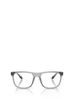 Armani Exchange Eyeglasses In Shiny Transparent Grey