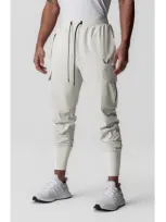 Asrv Tetra-light Cargo Joggers In Stone Reflective