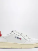 Autry Medalist White/red Trainer