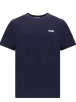 Autry Cotton T-shirt With Logo In Blue