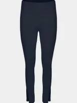 Avenue Montaigne Max Freedom Pant In Navy In Black