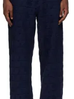 Awake Ny Navy Jacquard '100' Jeans