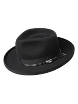 Bailey Bastien Wool Fedora In Black