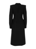 Balenciaga Cashmere And Wool-blend Coat In Black