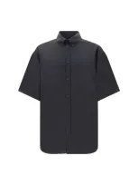 Balenciaga Bowling Shirt In Black