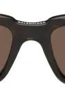 Balenciaga Brown Bb0345s Sunglasses In Havana-havana-brown