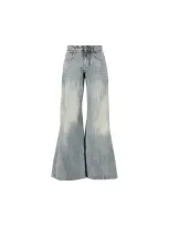 Balenciaga Flared Jeans In Blue